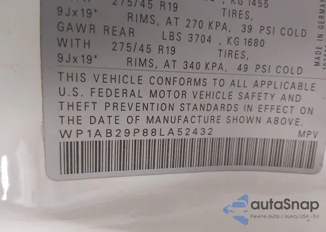 2008 Porsche Cayenne S from USA, damaged, VIN WP1AB29P88LA52432